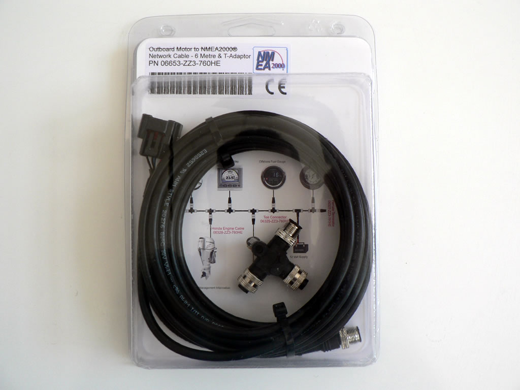NMEA 2000 комуникационен кабел (N2K) HONDA MARINE - 06653-ZZ3-760HE